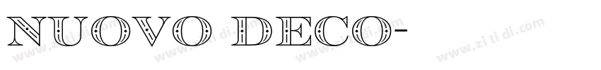 Nuovo Deco字体转换